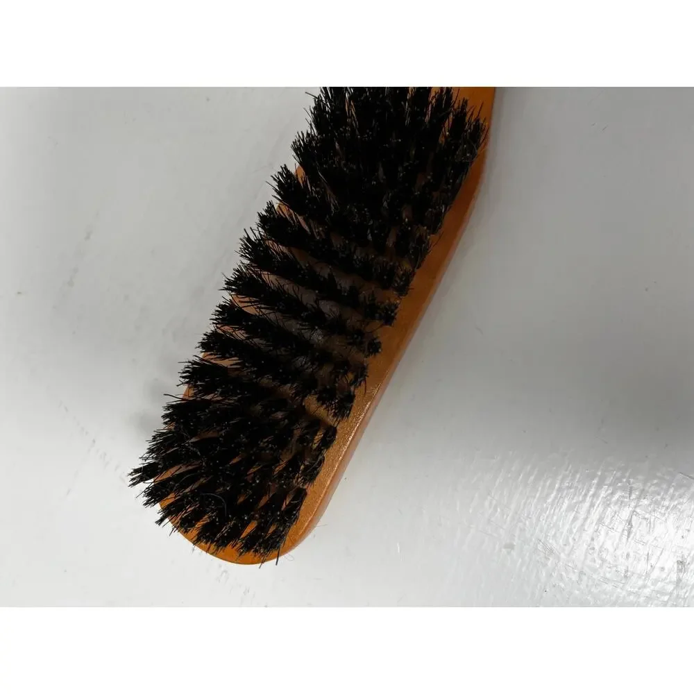 evolve boar styling brush natural wooden handle great condition